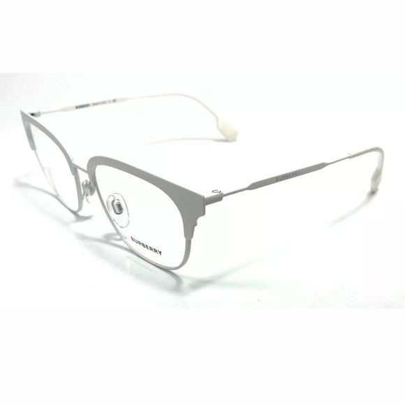Burberry Women's White Square Eyeglasses! - Picture 1 of 4
